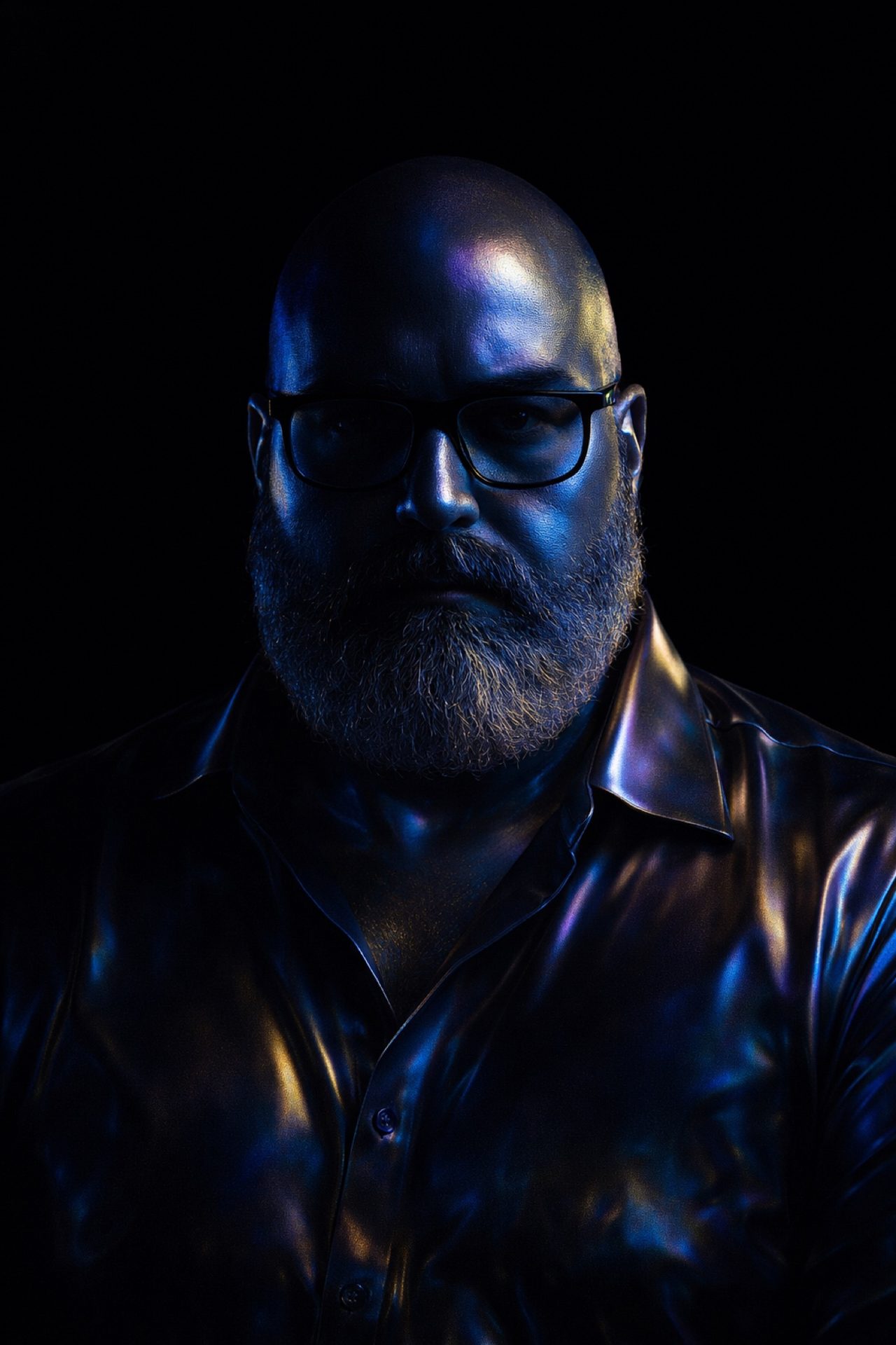 Phrost in a dark, moody portrait